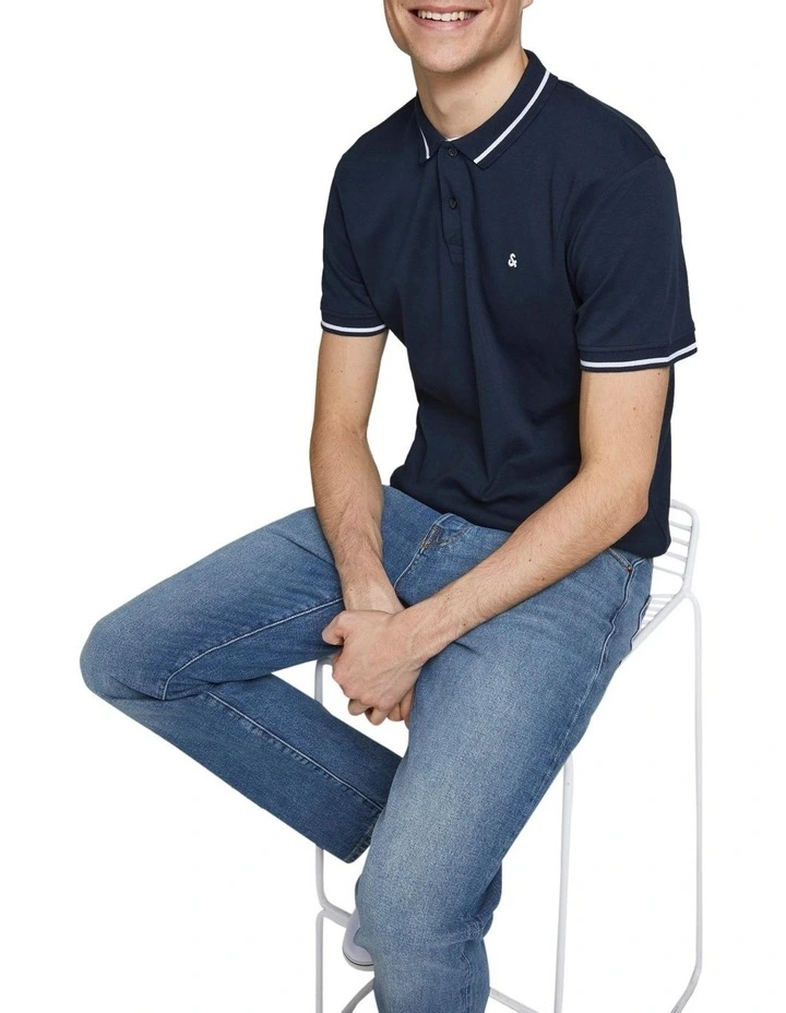 Deals 𧨠Jack & Jones Aloha Allover Print Short Sleeve π Shirt In Navy Blazer π - Image 5