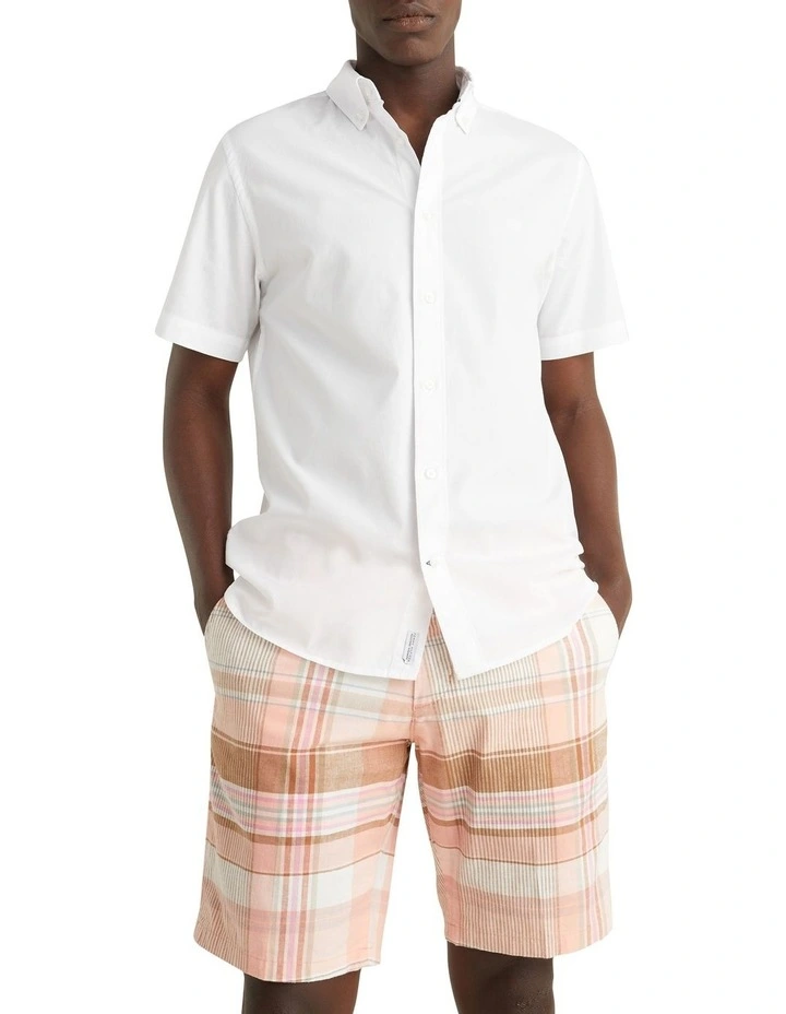 Brand new π Tommy Hilfiger Natural Soft Poplin Short Sleeve π Shirt In Optic White π