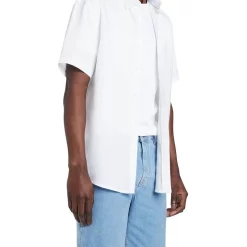 Cheap ✨ Marcs Felix Short Sleeve Linen 👚 Shirt In White 😍