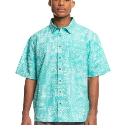 Best deal 🔔 Quiksilver X Stranger Things The Max Short Sleeve 👚 Shirt In Blue 🎁