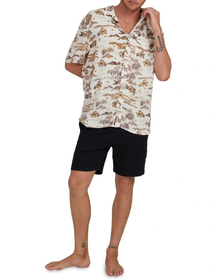 Best Sale π Quiksilver Sunset Short Sleeve π Shirt In Stone π