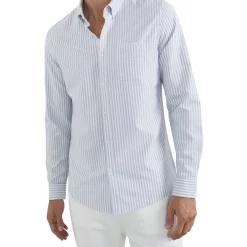 Best deal 🧨 French Connection Oxford Slim Fit 👕 Shirt In White/Blue 👏