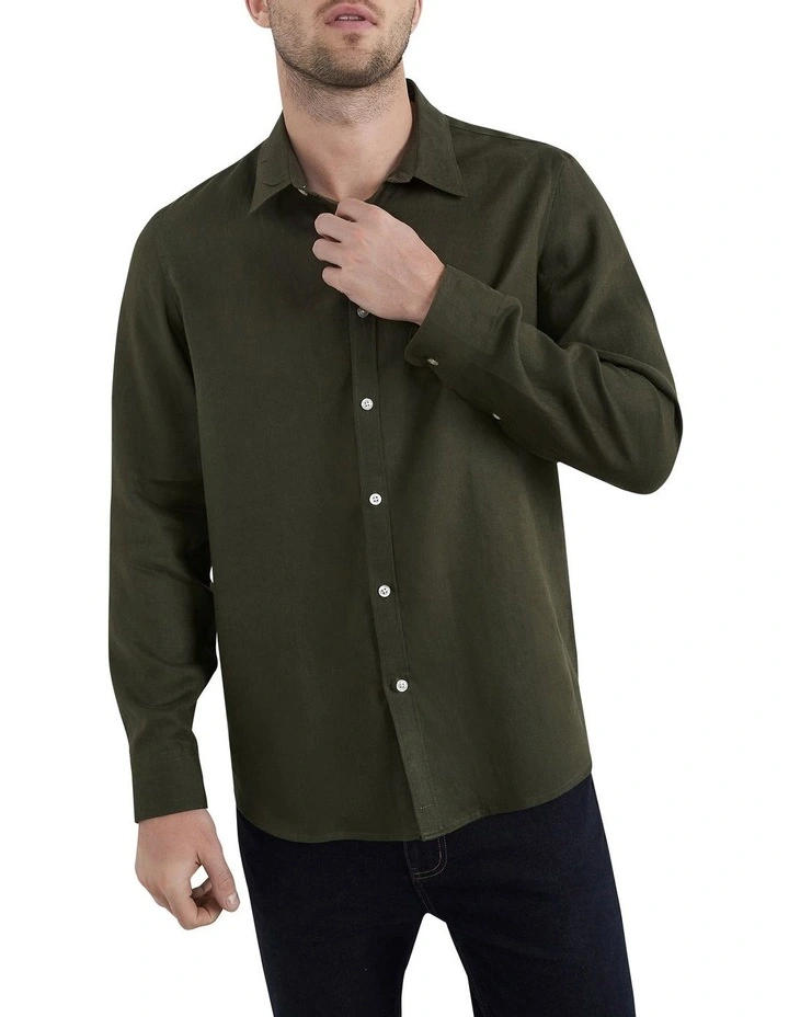Best Sale π French Connection Linen Classic Fit π Shirt π