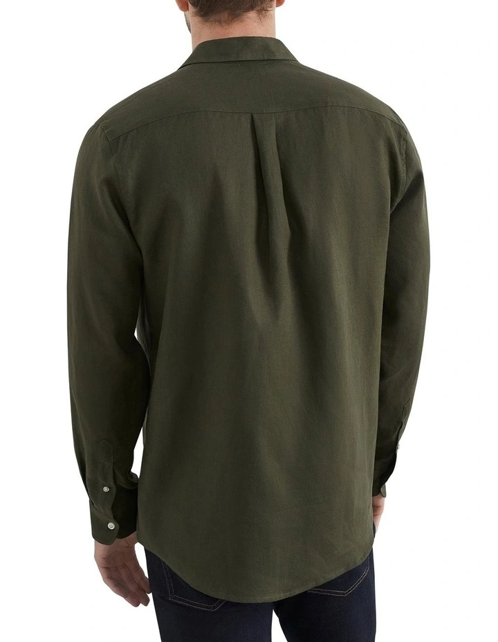 Best Sale π French Connection Linen Classic Fit π Shirt π - Image 3