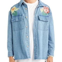 Brand new ✨ Nana Judy York Denim Over 👕 Shirt In Vintage Indigo ✨