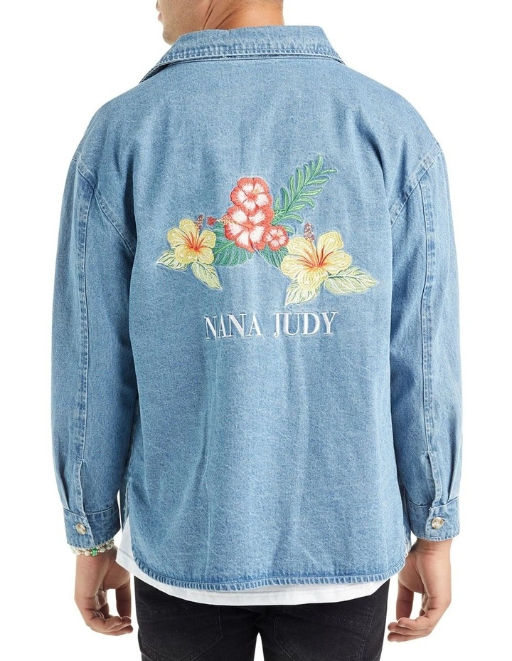 Brand new β¨ Nana Judy York Denim Over π Shirt In Vintage Indigo β¨ - Image 3