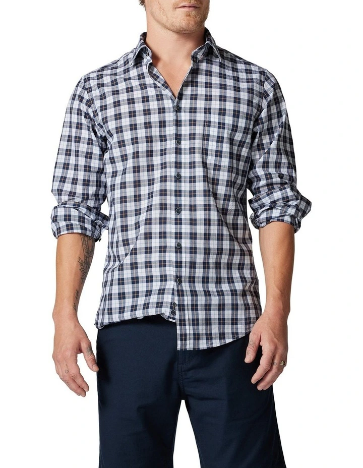 Discount π Rodd & Gunn Mount Albert Sports Fit π Shirt In Nautical π