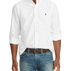 Wholesale 🥰 Polo Ralph Lauren Classic Fit Garment-Dyed Oxford 👕 Shirt 🎁