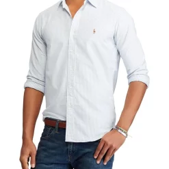 Budget 🥰 Polo Ralph Lauren Classic Fit Striped Oxford 👕 Shirt ⭐