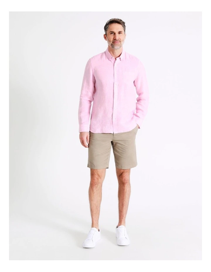 Best Pirce π€© Reserve Bodega Linen Button Down Long Sleeve π Shirt In Pink π₯° - Image 5