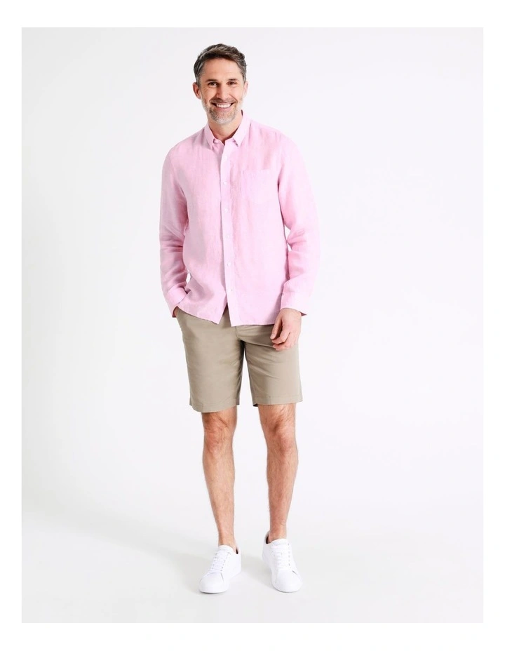 Best Pirce π€© Reserve Bodega Linen Button Down Long Sleeve π Shirt In Pink π₯° - Image 6