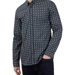 Cheapest 🛒 Ben Sherman Foulard Tile Print Long Sleeve 👚 Shirt In Multi ✨