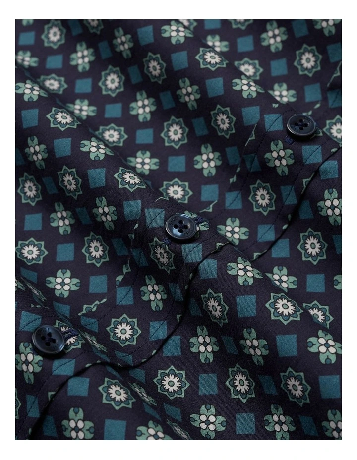 Cheapest π Ben Sherman Foulard Tile Print Long Sleeve π Shirt In Multi β¨ - Image 4