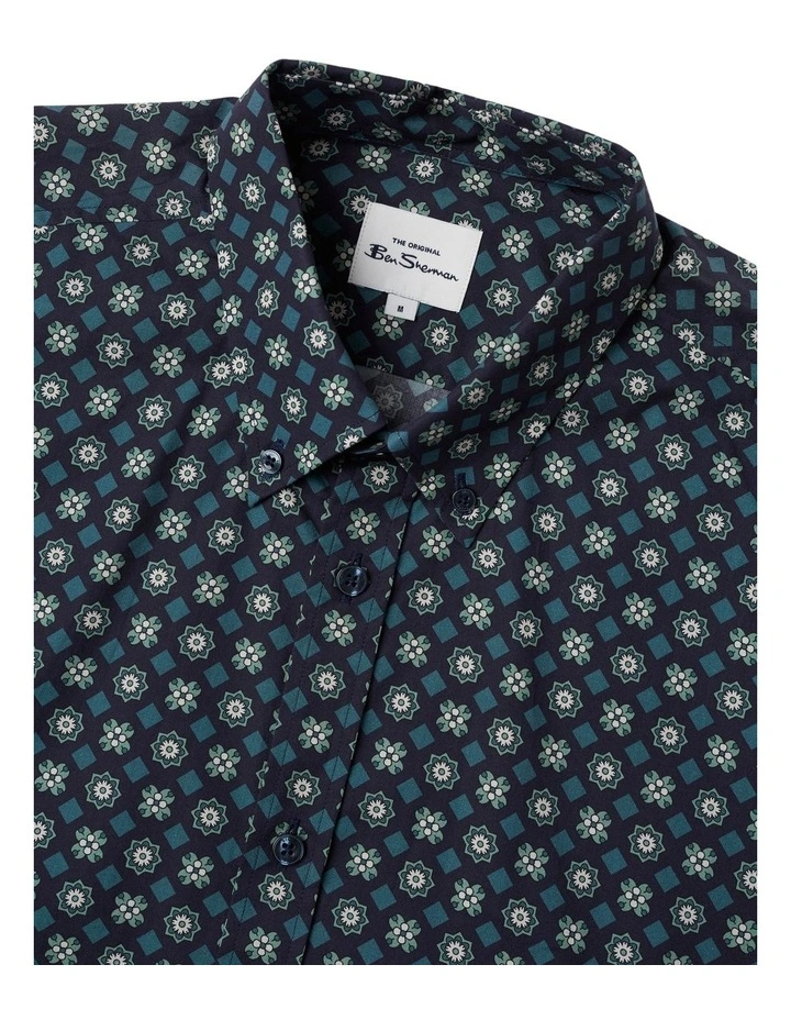 Cheapest π Ben Sherman Foulard Tile Print Long Sleeve π Shirt In Multi β¨ - Image 5