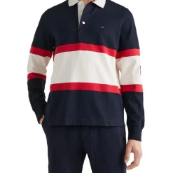 New 😍 Tommy Hilfiger Bockstripe Rugby In Desert Sky/Multi ✨