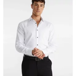 Best Sale ✔️ Yd. Teddy Textured 👗 Dress 👚 Shirt White 🧨