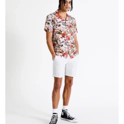 Best Pirce 🥰 Kenji Australiana Print Short Sleeve Rayon 👚 Shirt In White 👏