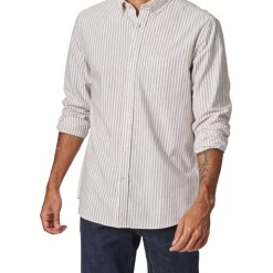 Brand new 🎉 Blazer Jude Long Sleeve Stripe 👕 Shirt Chocolate 💯