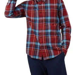 Best Sale 👍 Ben Sherman Madras Check Long Sleeve 👕 Shirt In Red ⭐