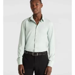 Budget 🔔 Yd. Movement Slim 👗 Dress 👕 Shirt In Pistachio ✔️