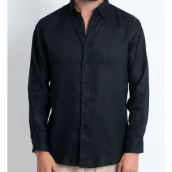 Brand new 🤩 DESTii Long Sleeve Linen 👚 Shirt In Black 🔔