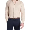 Best Sale 👍 Marcs Felix Linen Long Sleeve 👕 Shirt In Natural 🧨