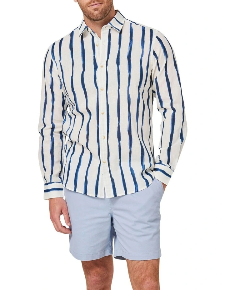 Coupon π Blazer Long Sleeve Stripe π Shirt In White π
