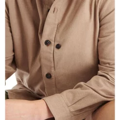 Coupon 💯 Barbour Kettleness Overshirt In Brown 💯