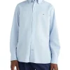 Best deal 🛒 Tommy Hilfiger Flex Poplin 👕 Shirt In Calm Blue 🥰