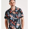 Wholesale ✨ Reserve Moreton Short Sleeve Print 👚 Shirt In Assorted 🧨