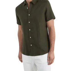 Budget 🎁 French Connection Linen Classic Fit 👕 Shirt ⭐