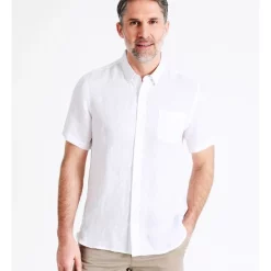 Top 10 🎉 Reserve Bodega Linen Button Down Short Sleeve 👕 Shirt White ⭐