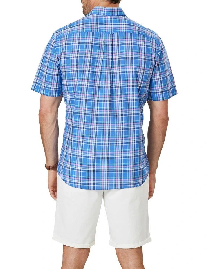 Best Pirce π Gazman Casual Slub Check Short Sleeve π Shirt In Multi π - Image 2