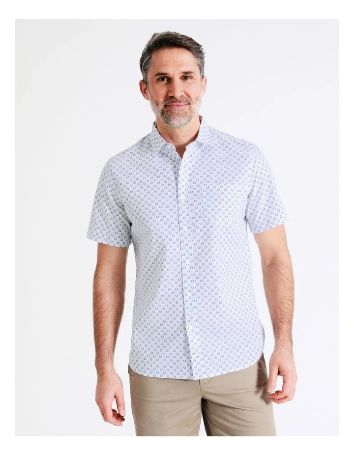 Deals π₯° Reserve Kirkby Short Sleeve Print π Shirt In White π