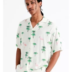 Cheapest 💯 Jack & Jones Holitropical Short Sleeve Resort 👚 Shirt In White/Multi ❤️