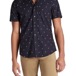 Budget 🥰 Marcs Balmoral Short Sleeve 👚 Shirt In Navy 🔥