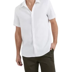 Hot Sale 😍 French Connection Linen Classic Fit 👕 Shirt 🛒