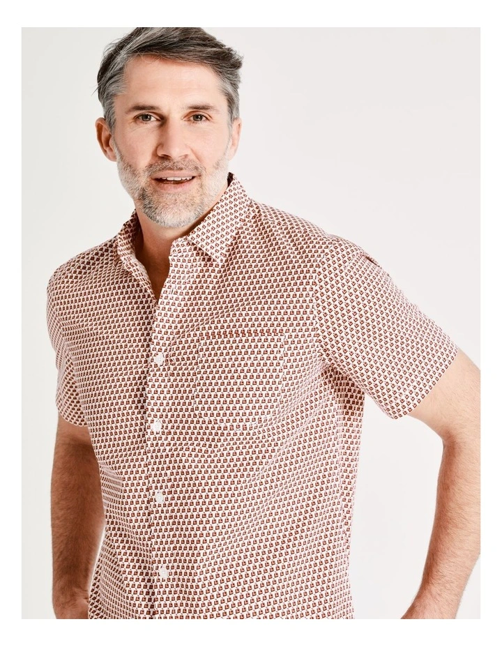 Best Pirce β Reserve Melville Print Short Sleeve π Shirt In Red β€οΈ - Image 2