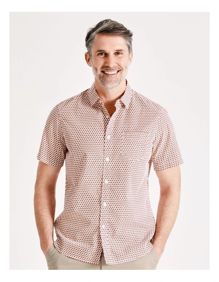 Best Pirce β Reserve Melville Print Short Sleeve π Shirt In Red β€οΈ - Image 5