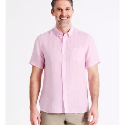 Coupon 😀 Reserve Bodega Linen 👚 Shirt Pink ❤️