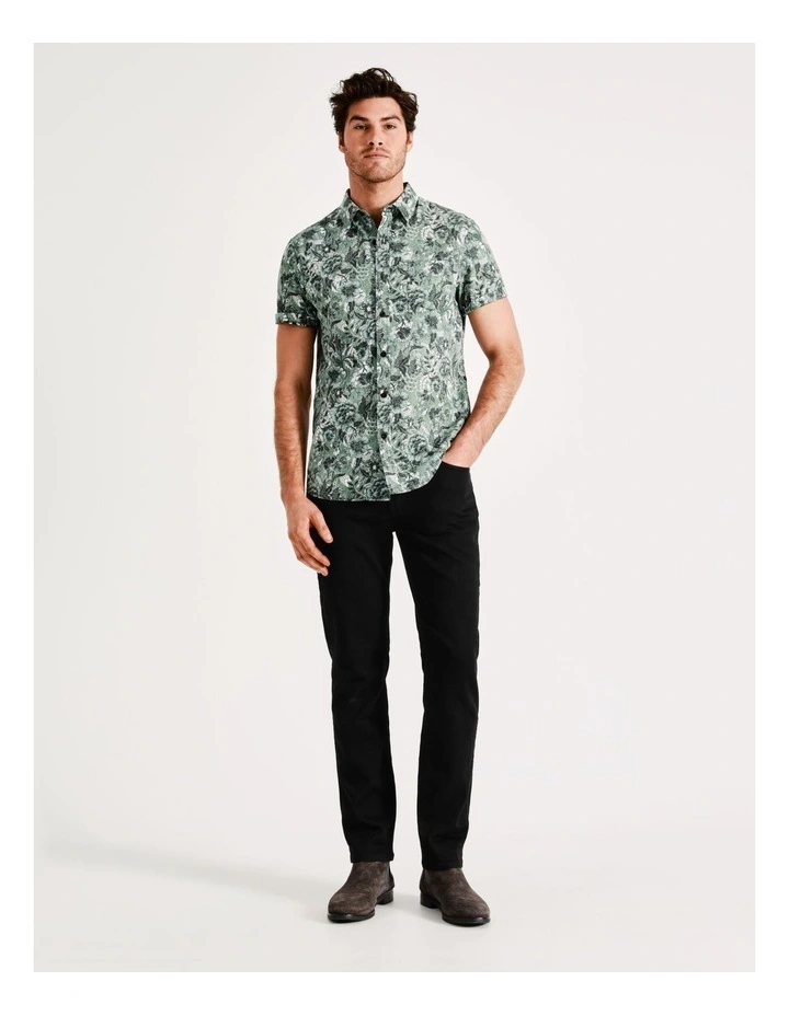 Buy β€οΈ Maddox Arakwal Reverse Print Short Sleeve π Shirt In Khaki π - Image 3